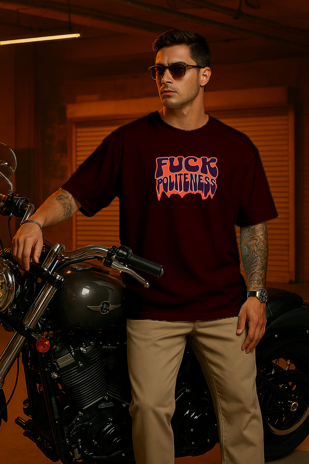 "POLITNESS" OVERSIZE TSHIRT