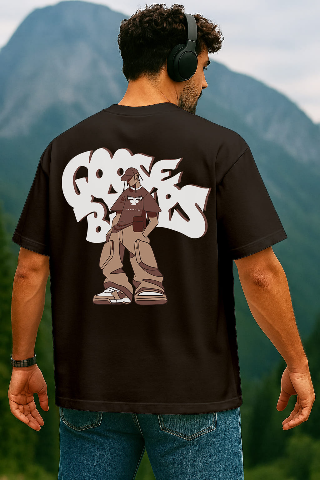 "GOOSBUMPS" OVERSIZE TSHIRT