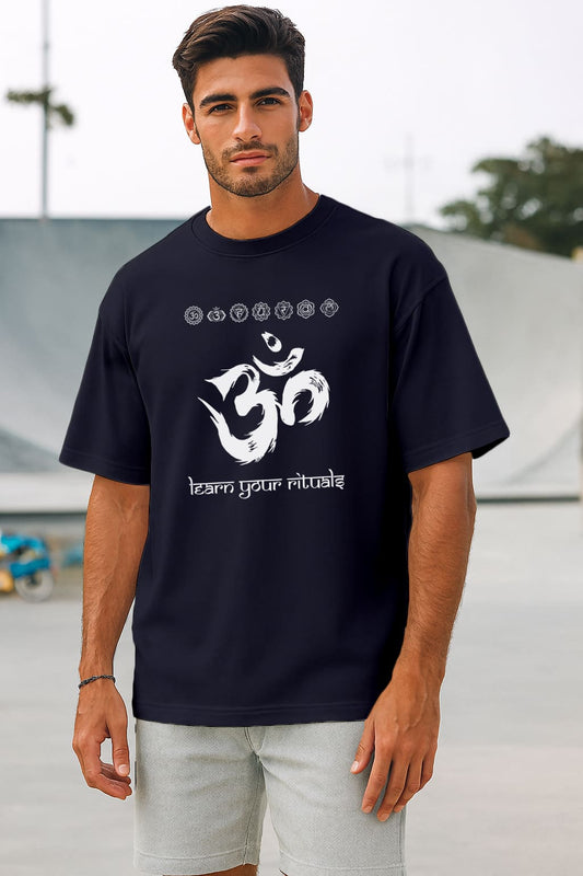 " LEARN YOUR RITUAL" OVERSIZE TSHIRT