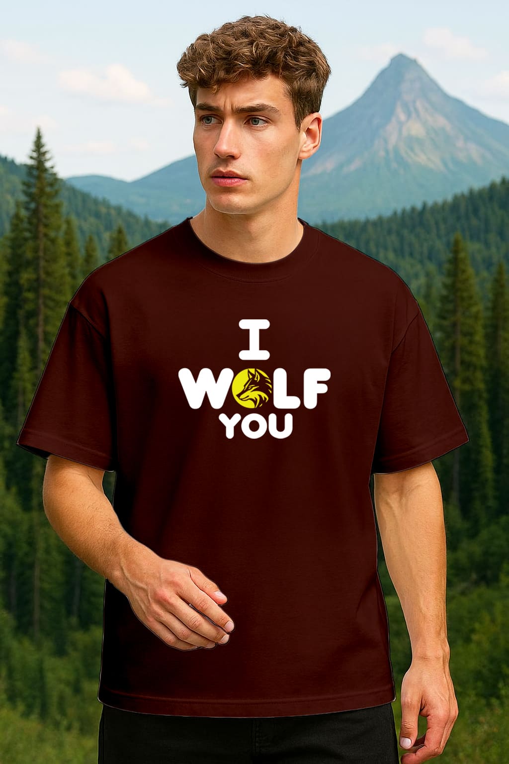 "WOLF YOU" OVERSIZE TSHIRT