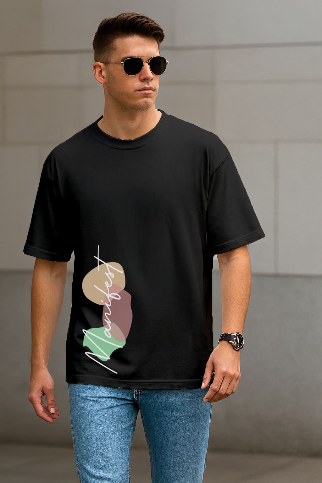 " MANIFEST" OVERSIZE TSHIRT