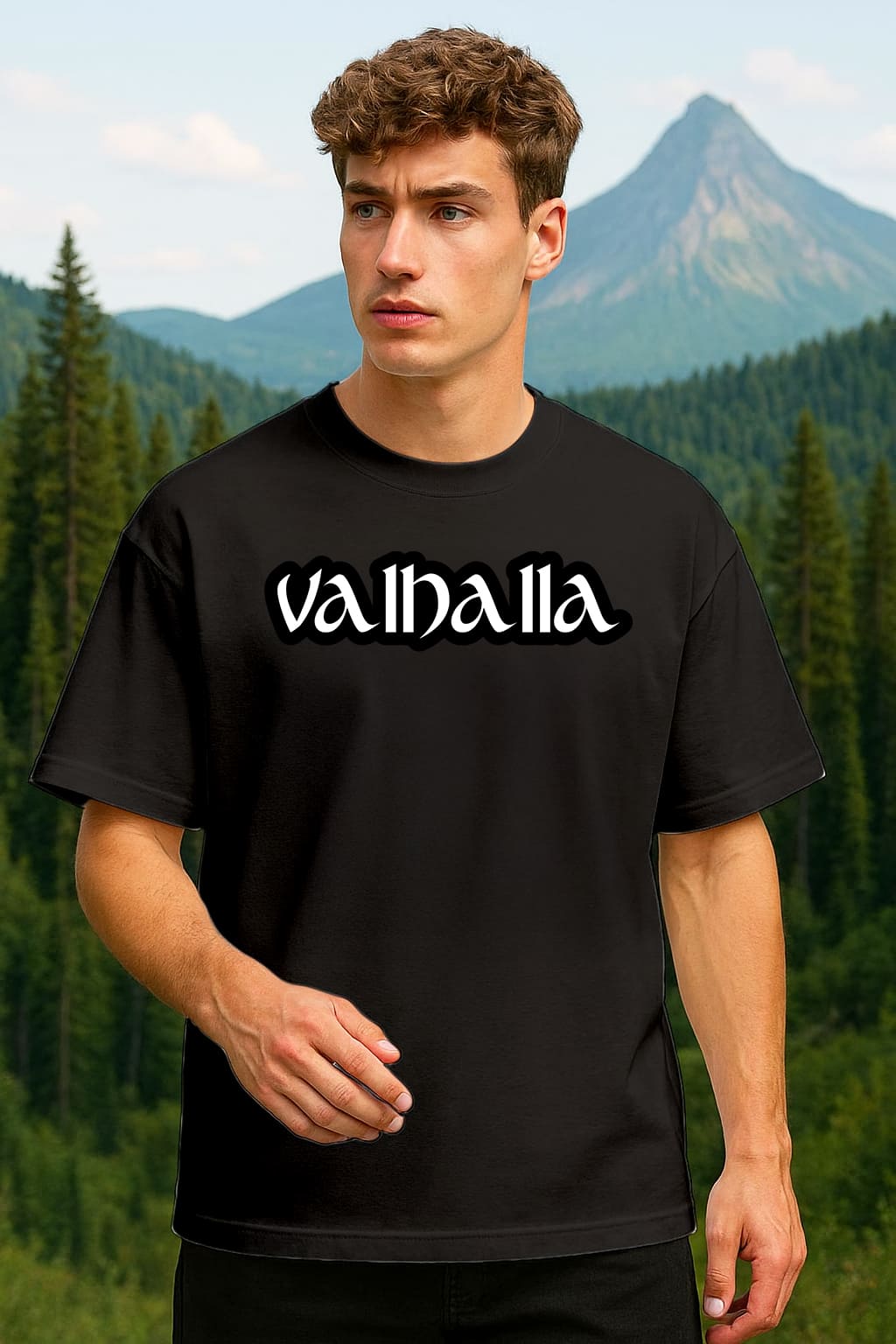 "VALHALLA" OVERSIZE TSHIRT