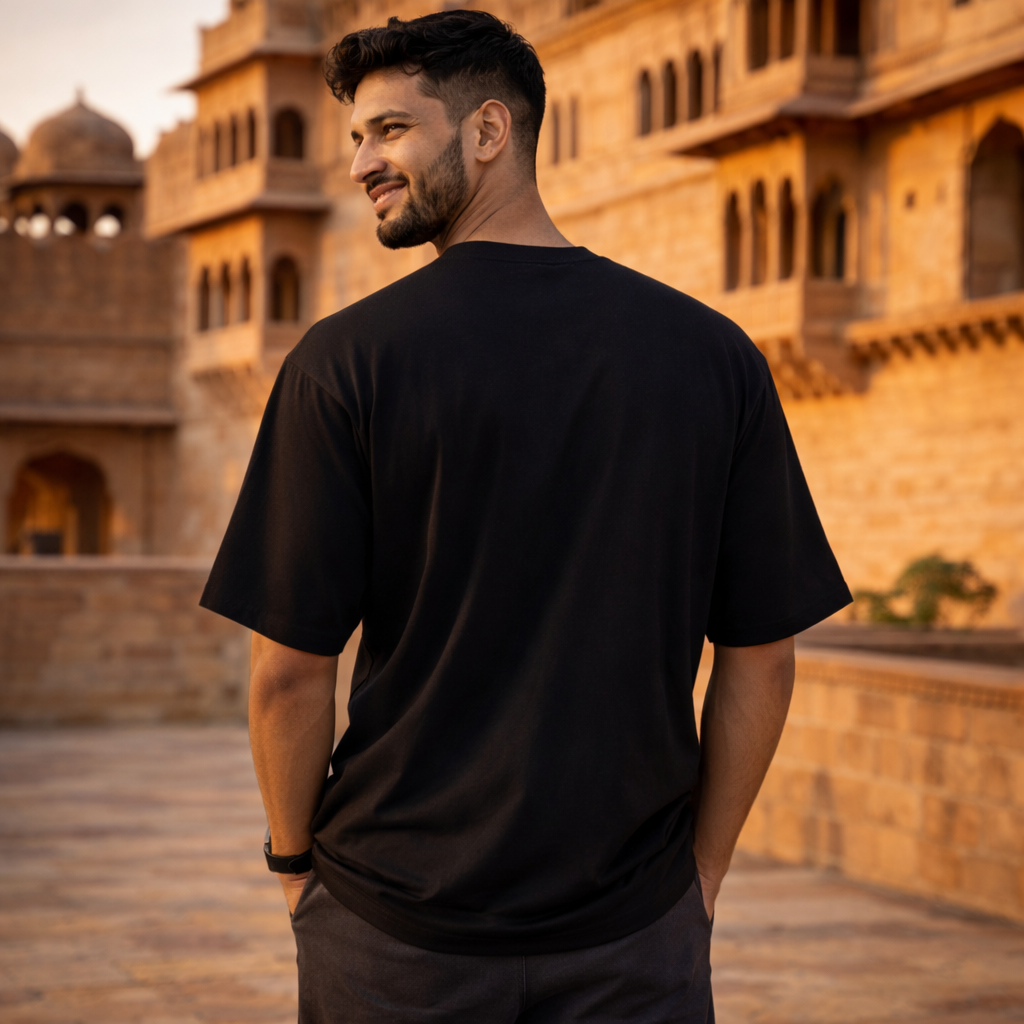 "GAME OVER" OVERSIZE PRINTED TSHIRT