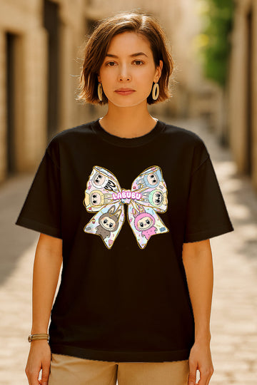 " LABUBU BOW" OVERSIZE TSHIRT
