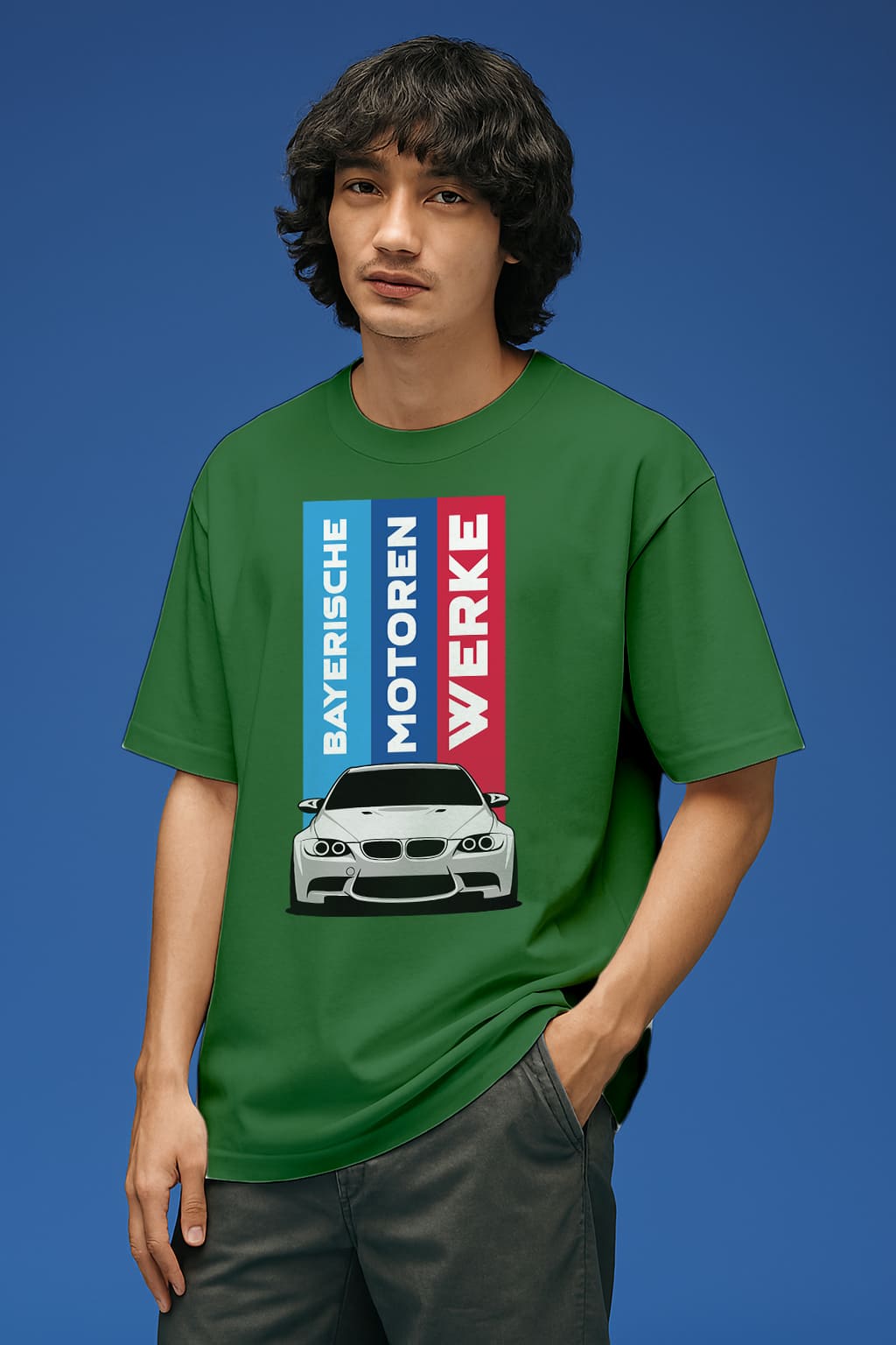 "BMW" OVER SIZE TSHIRT