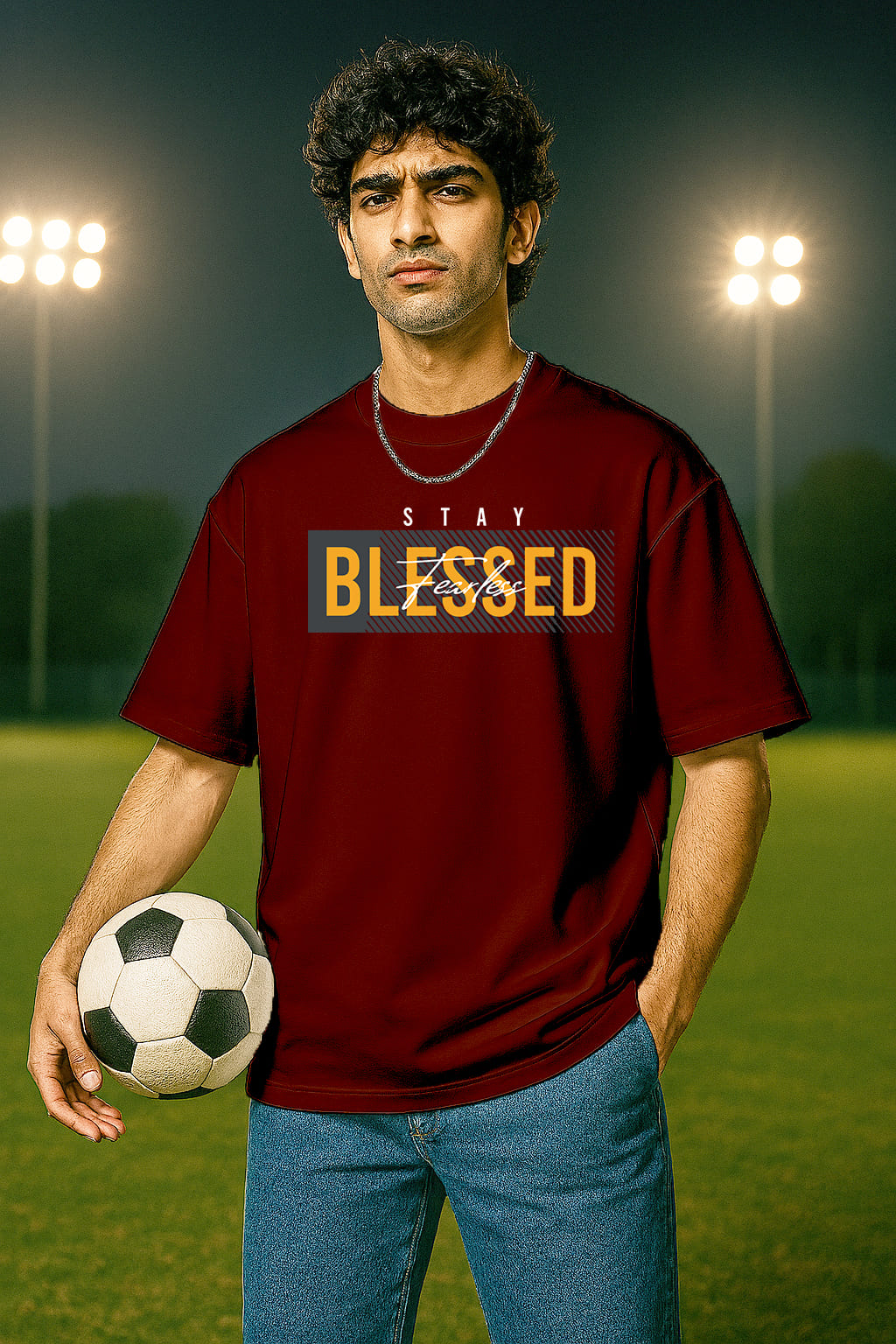 "BLESSED " OVERSIZE TSHIRT