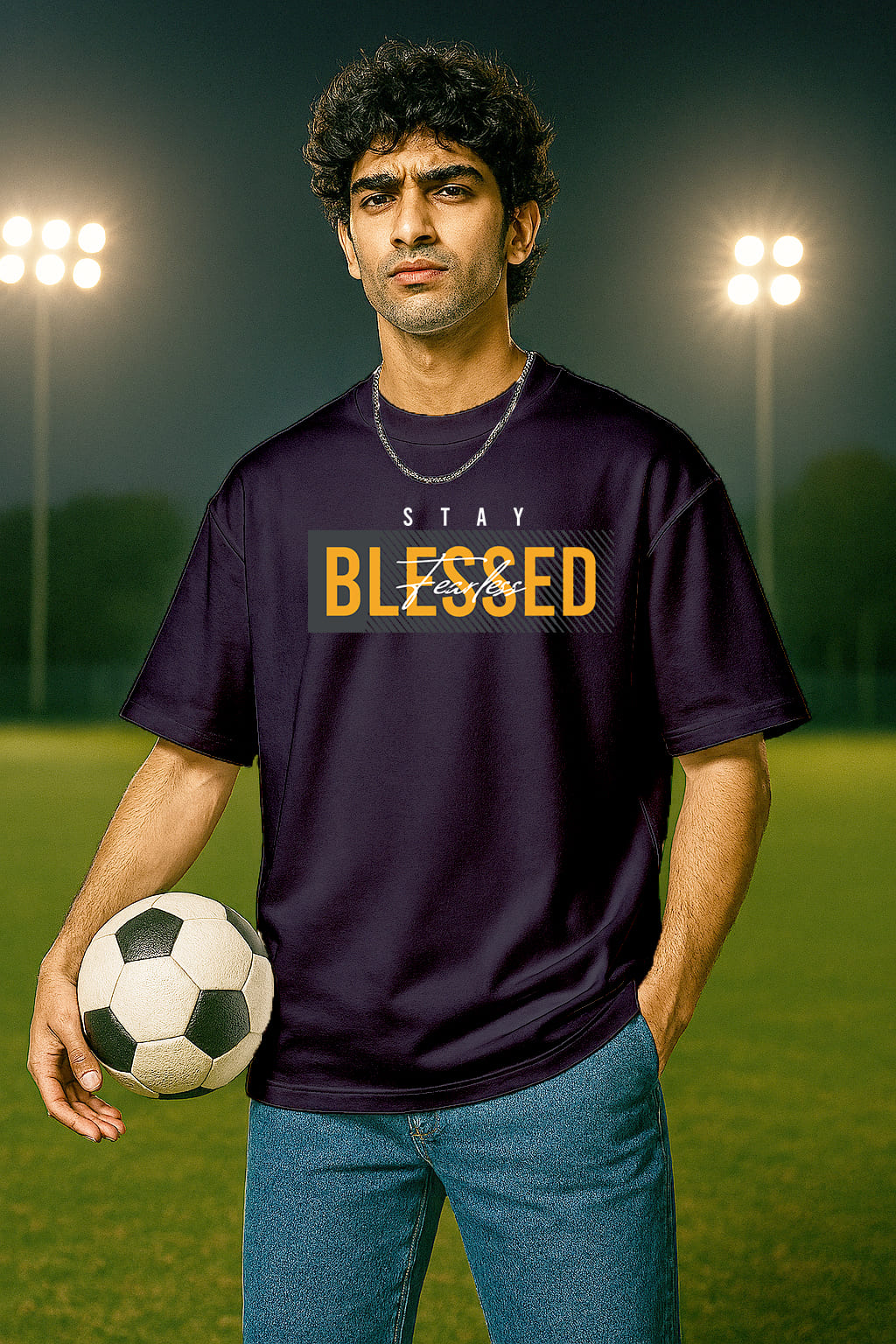 "BLESSED " OVERSIZE TSHIRT