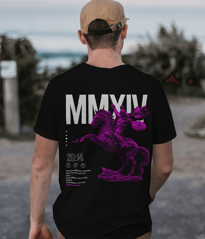 "MMXIV" Printed Oversize T shirt