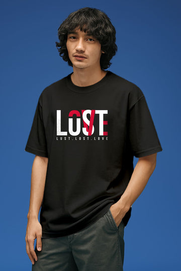 "LOVE LOST LUST " OVERSIZE TSHIRT