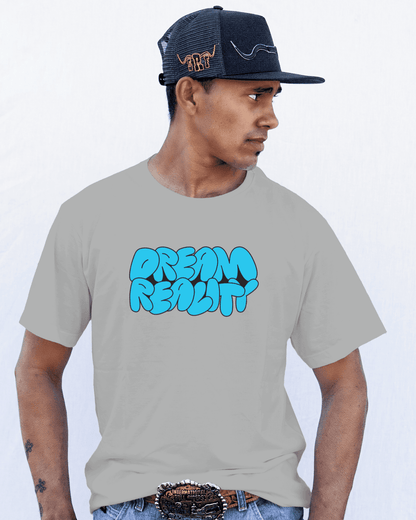 "Dream reality "printed t-shirt for mens