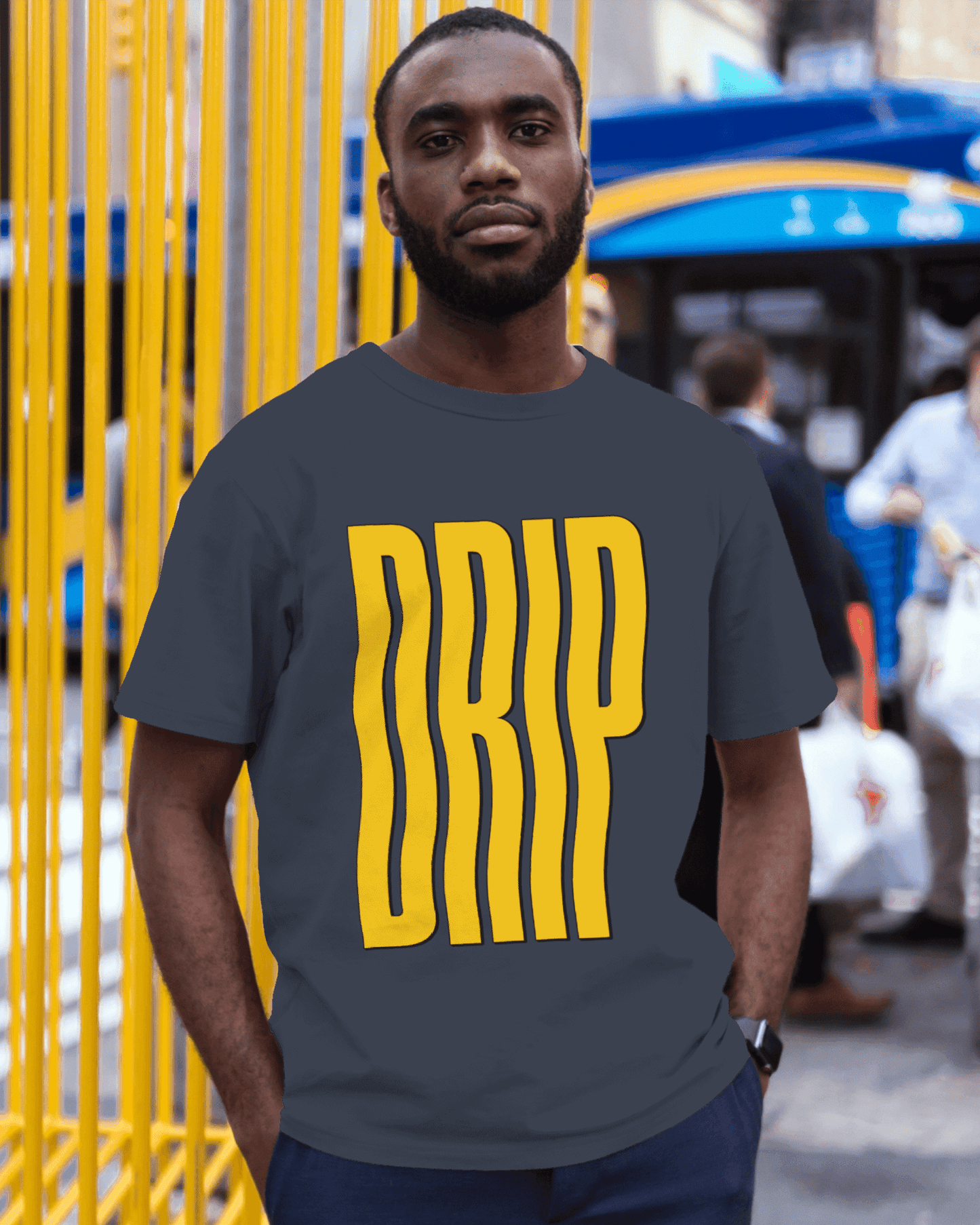 "DRIP" printed t-shirt for MEN