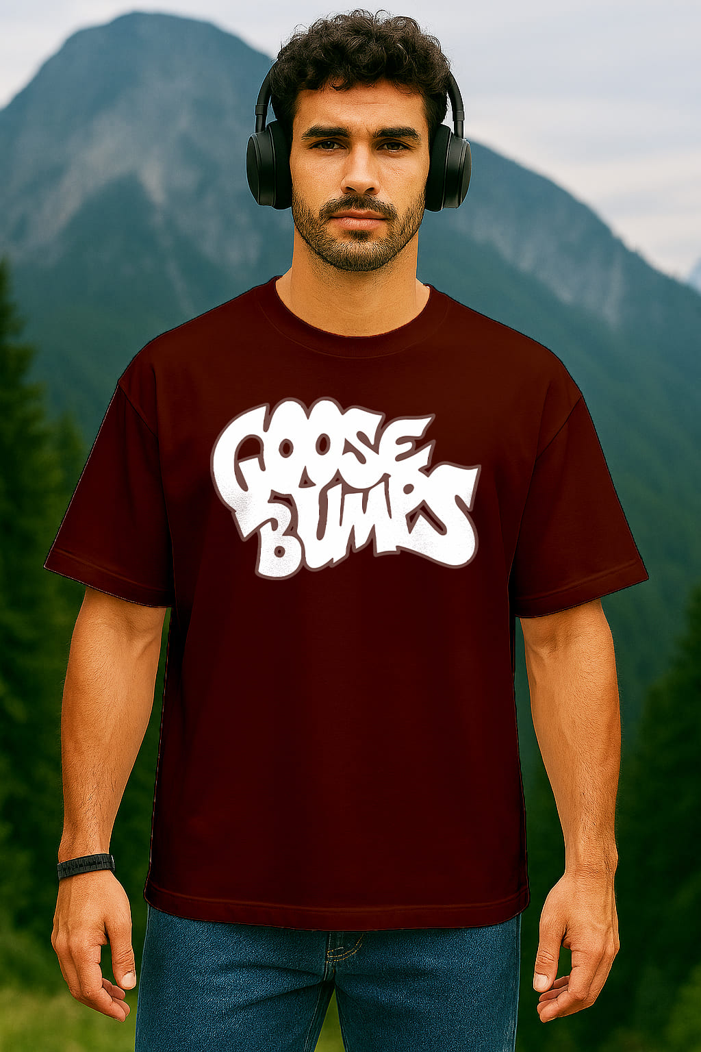 "GOOSBUMPS" OVERSIZE TSHIRT