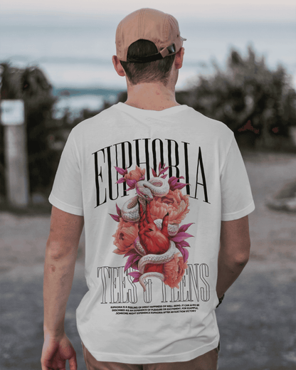 "EUPHORIA" Printed Oversize T shirt