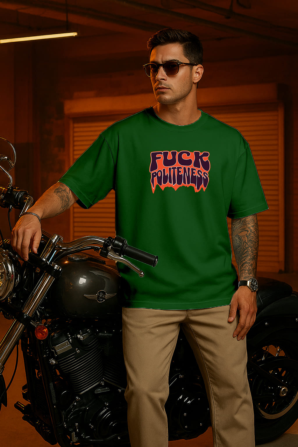 "POLITNESS" OVERSIZE TSHIRT