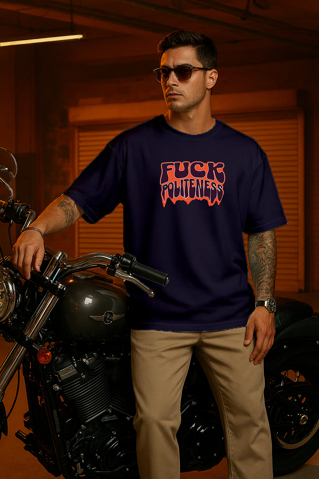 "POLITNESS" OVERSIZE TSHIRT