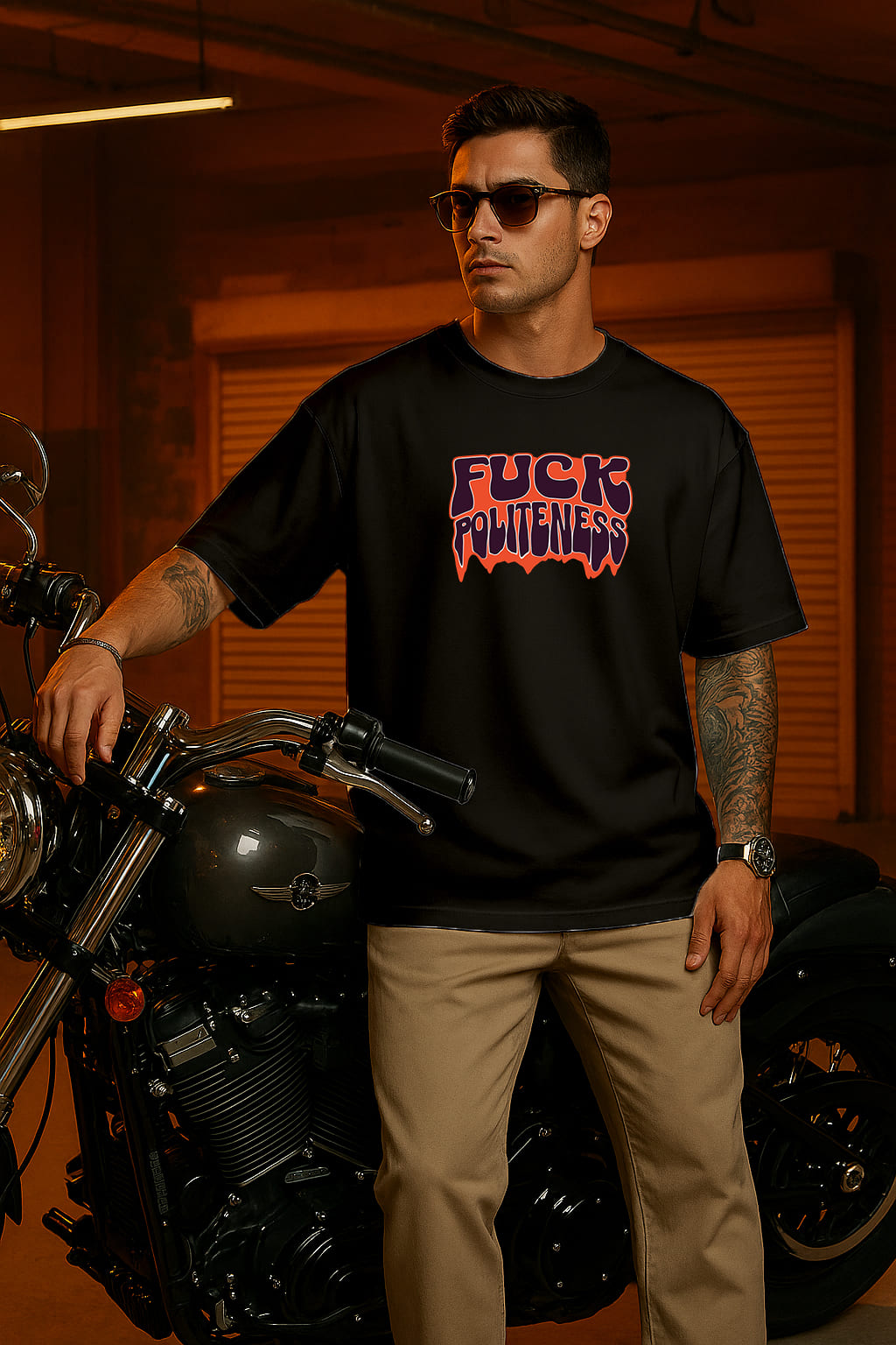 "POLITNESS" OVERSIZE TSHIRT