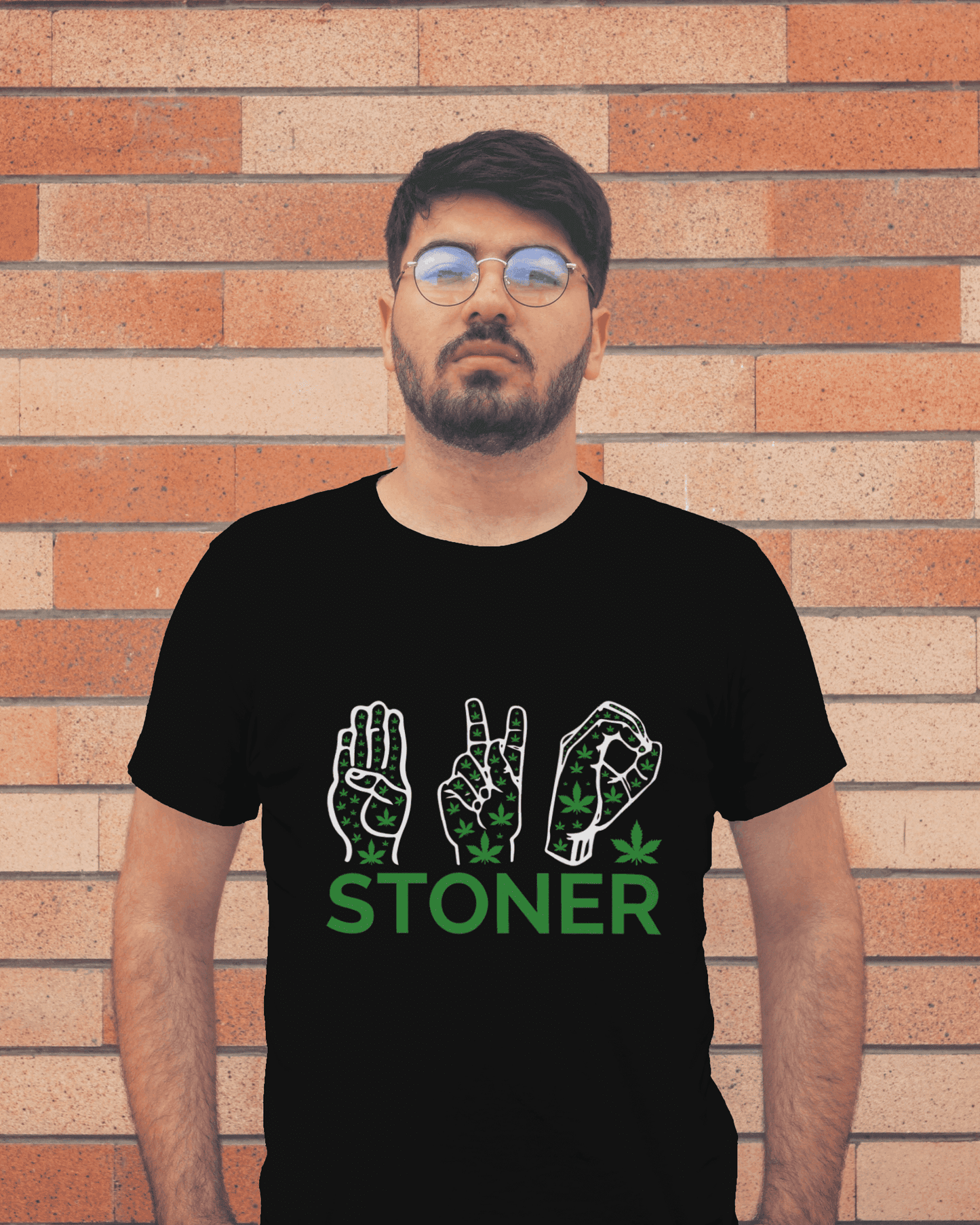 "STONNER THINGS"PRINTED TSHIRT