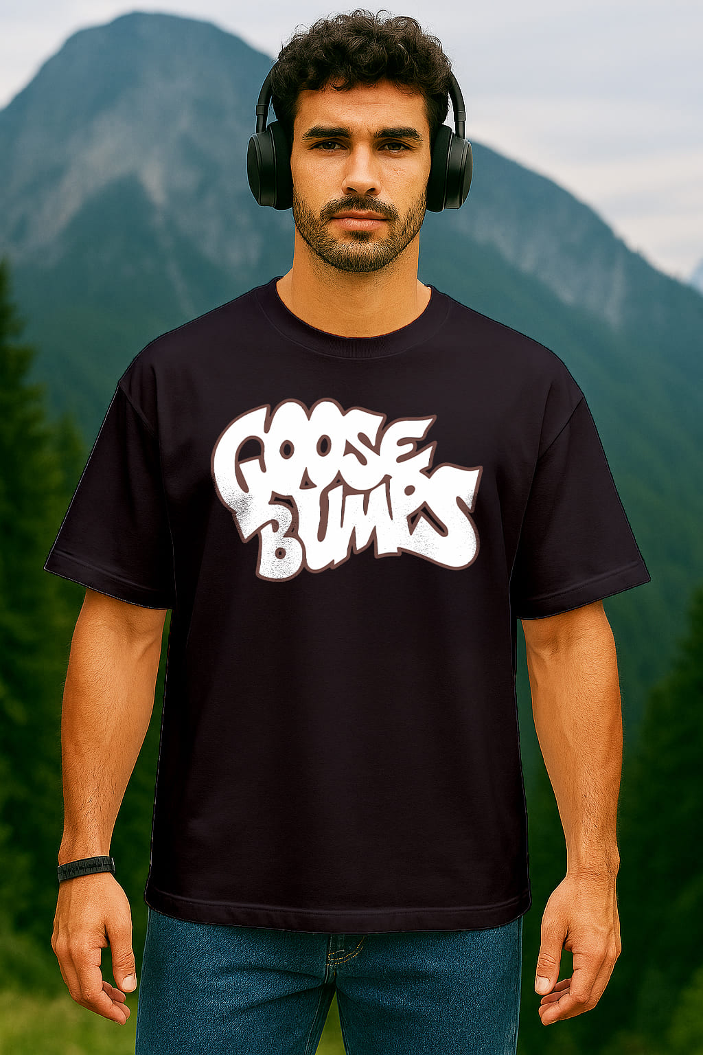 "GOOSBUMPS" OVERSIZE TSHIRT