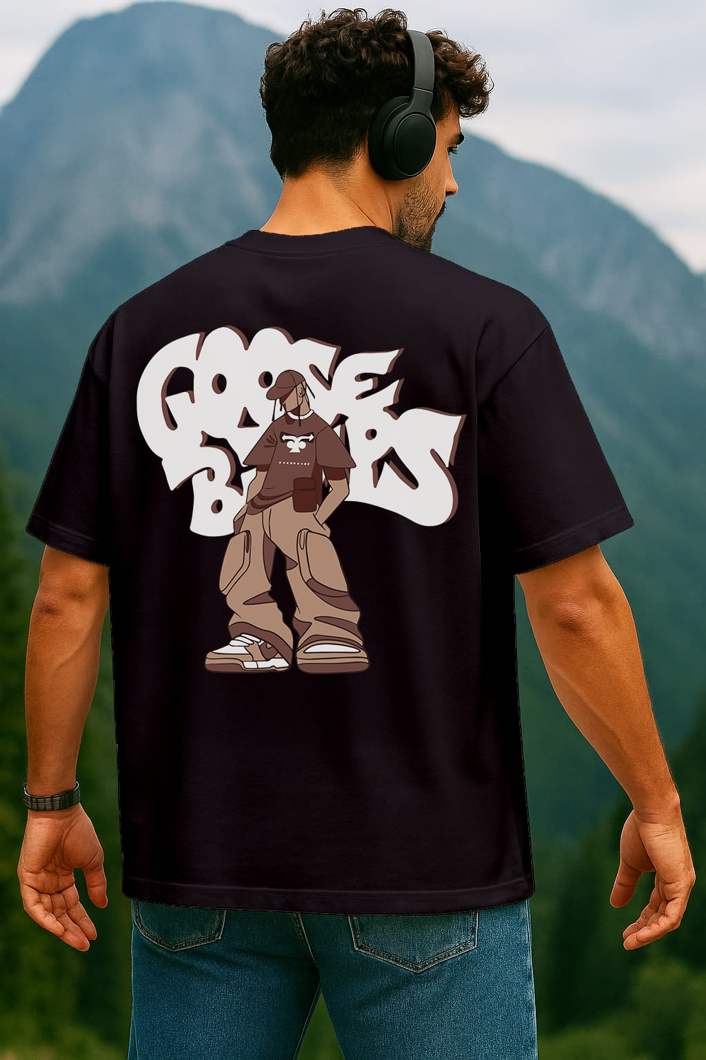 "GOOSBUMPS" OVERSIZE TSHIRT