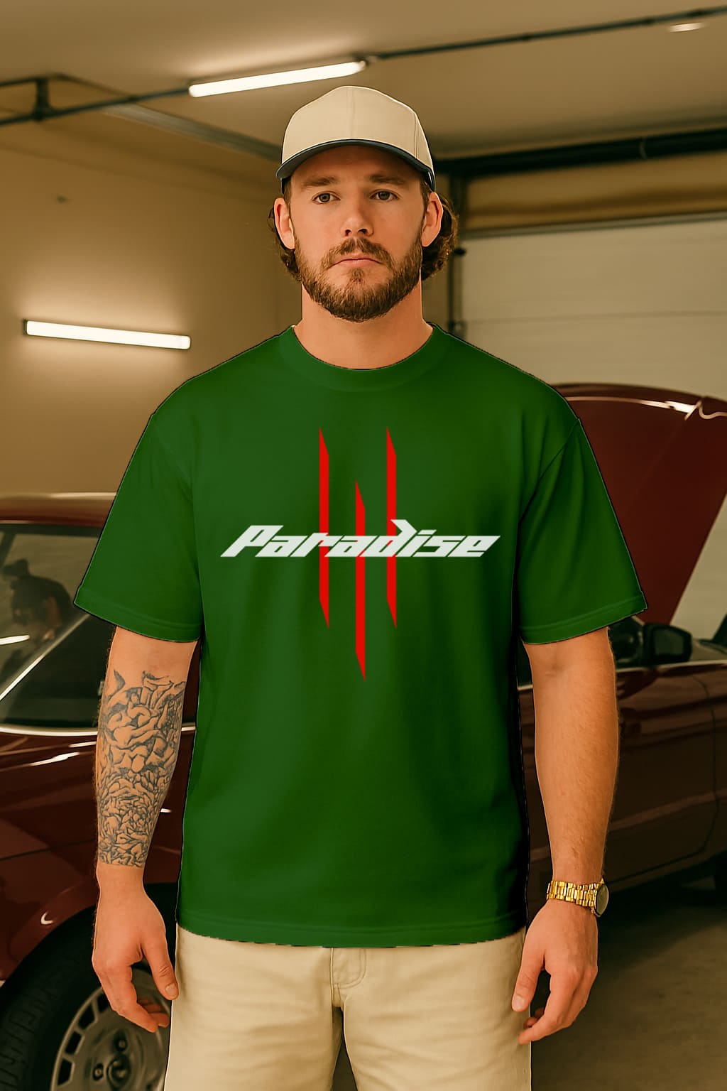 "PARADISE"OVERSIZE TSHIRT