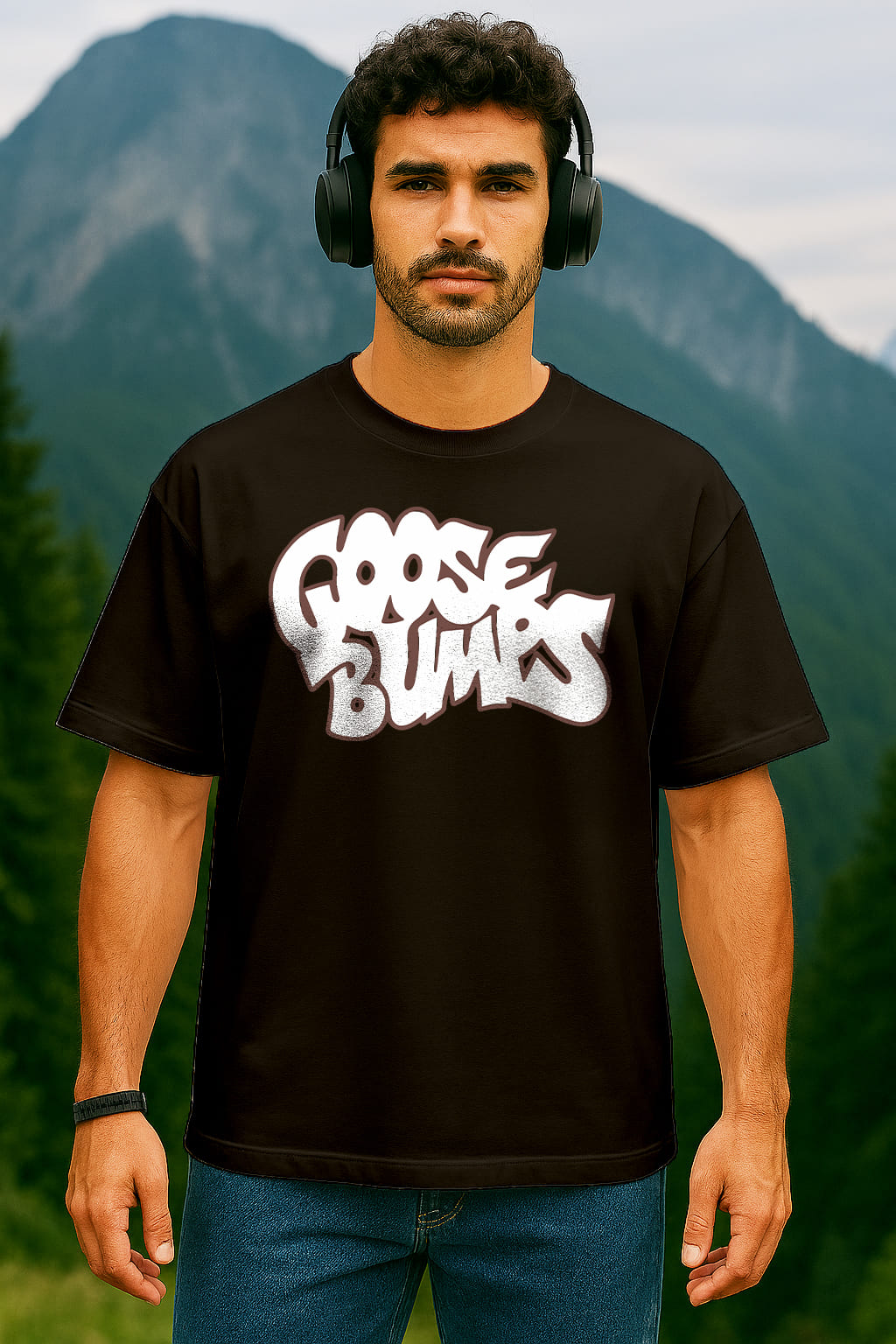 "GOOSBUMPS" OVERSIZE TSHIRT