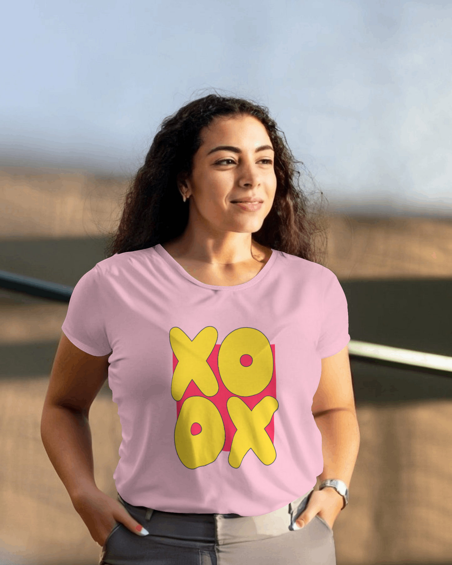 "XOXO" Printed T shirt for Women