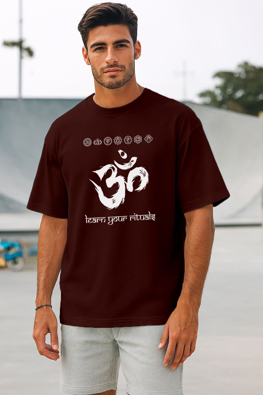 " LEARN YOUR RITUAL" OVERSIZE TSHIRT