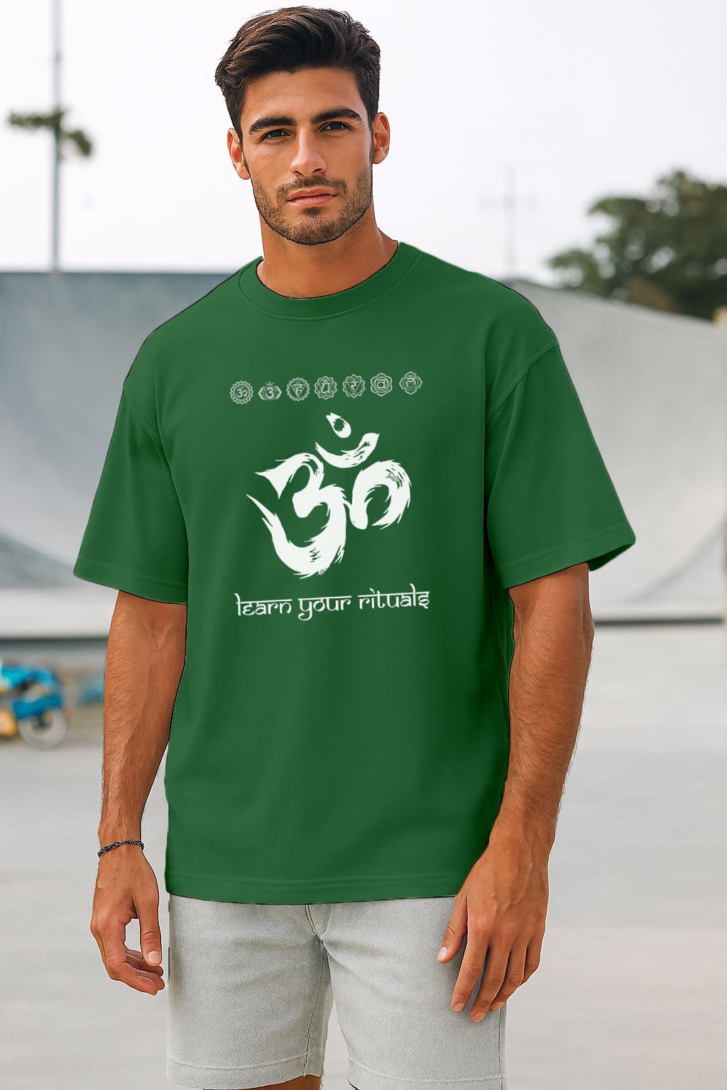 " LEARN YOUR RITUAL" OVERSIZE TSHIRT