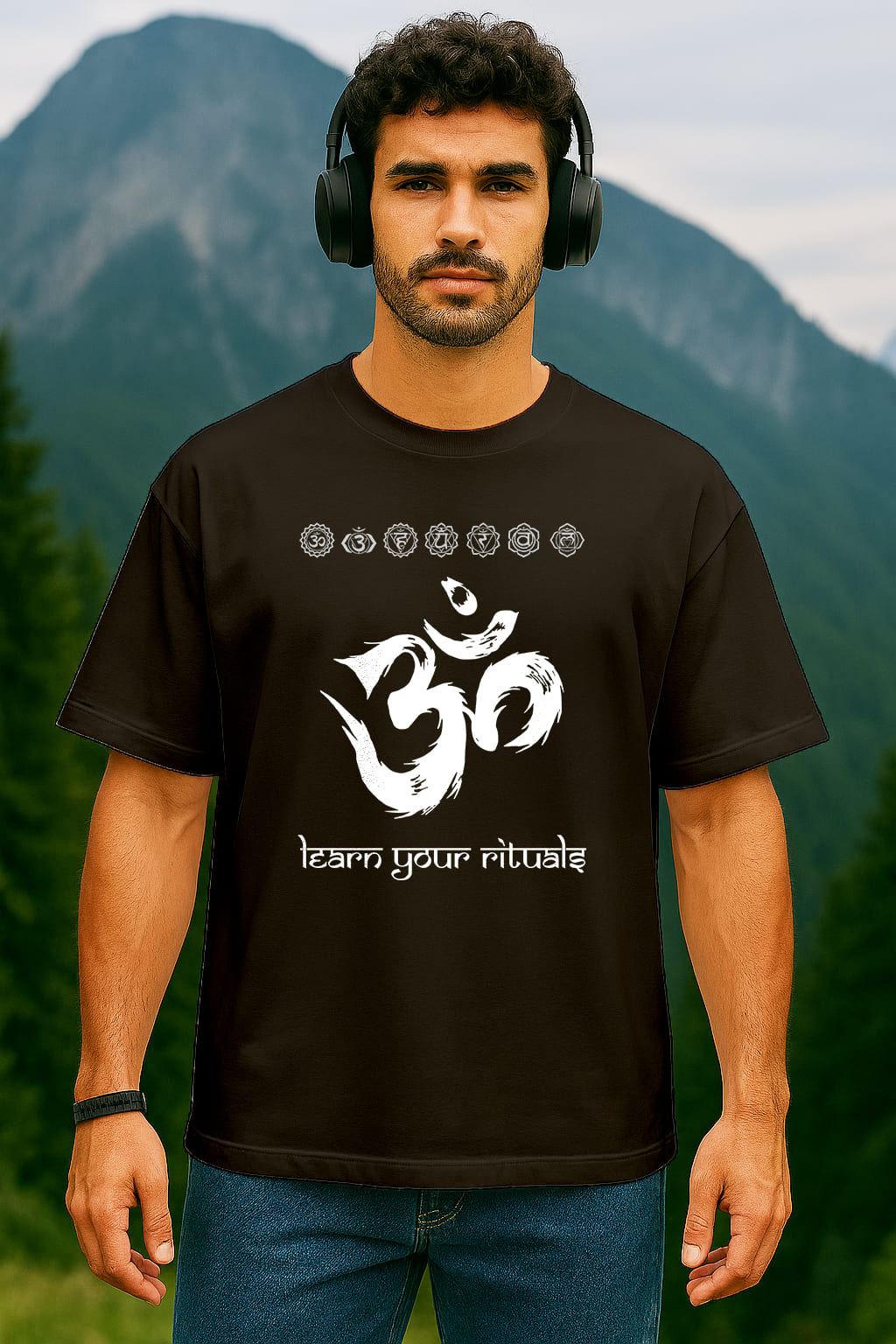 " LEARN YOUR RITUAL" OVERSIZE TSHIRT