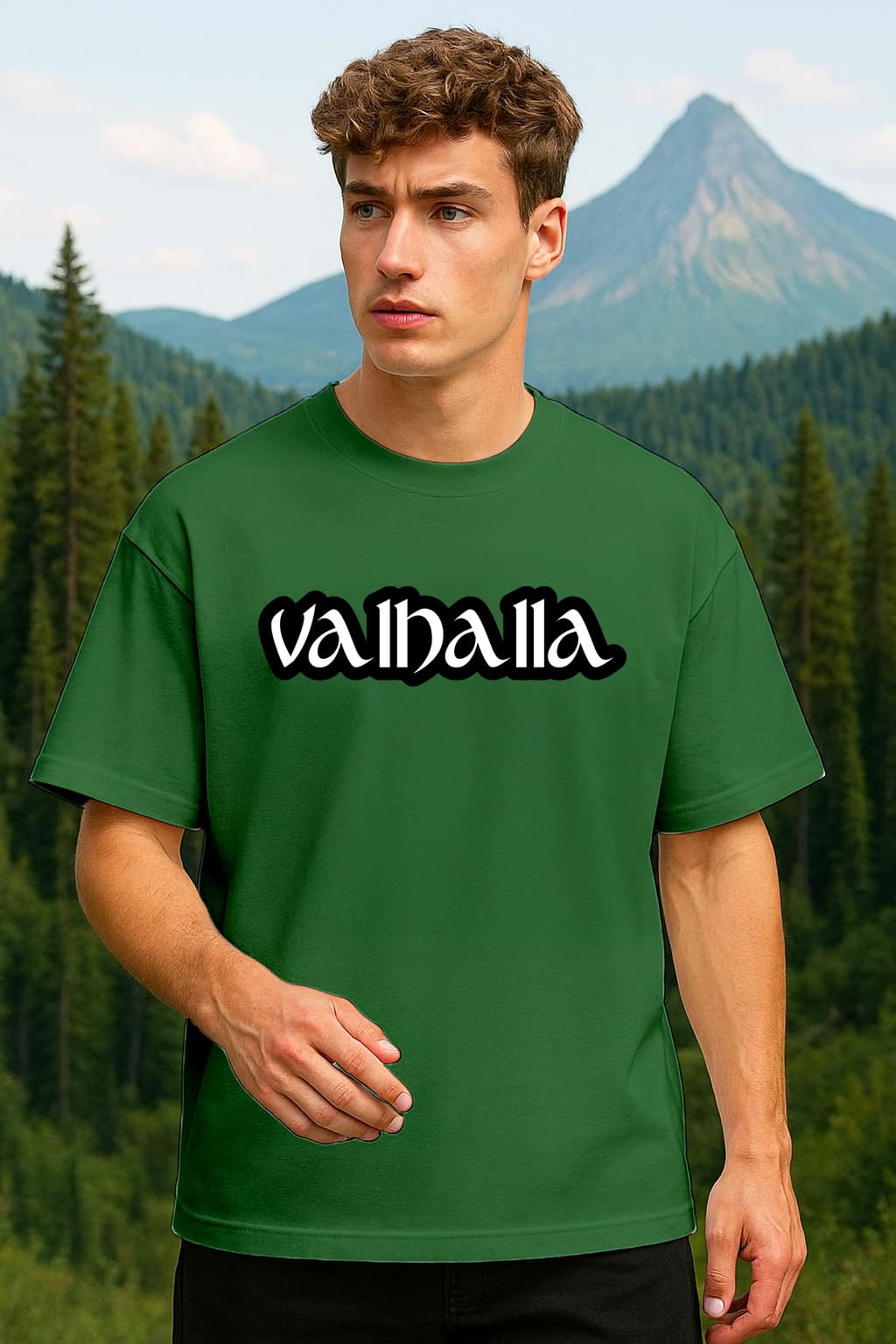 "VALHALLA" OVERSIZE TSHIRT