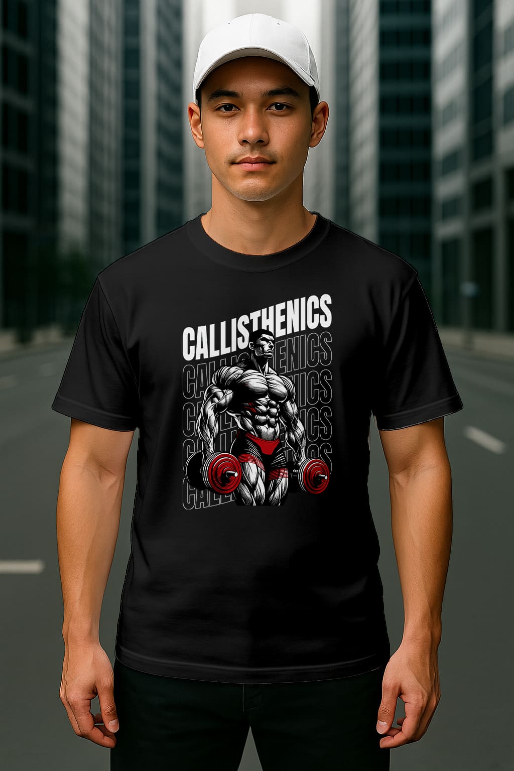 "CALLISTHENICS"OVERSIZE TSHIRT