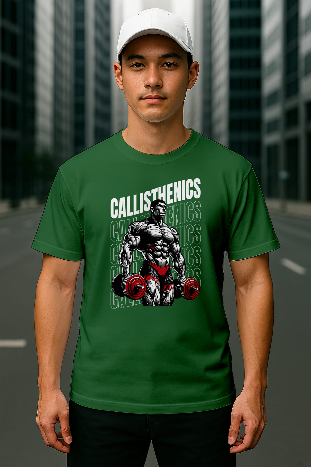 "CALLISTHENICS"OVERSIZE TSHIRT