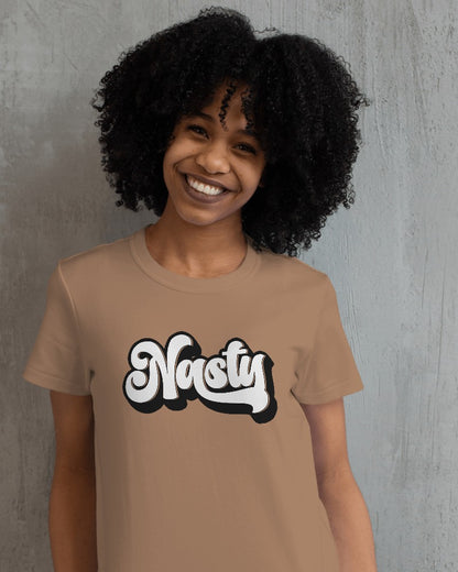 "NASTY" Printed T shirt for Women