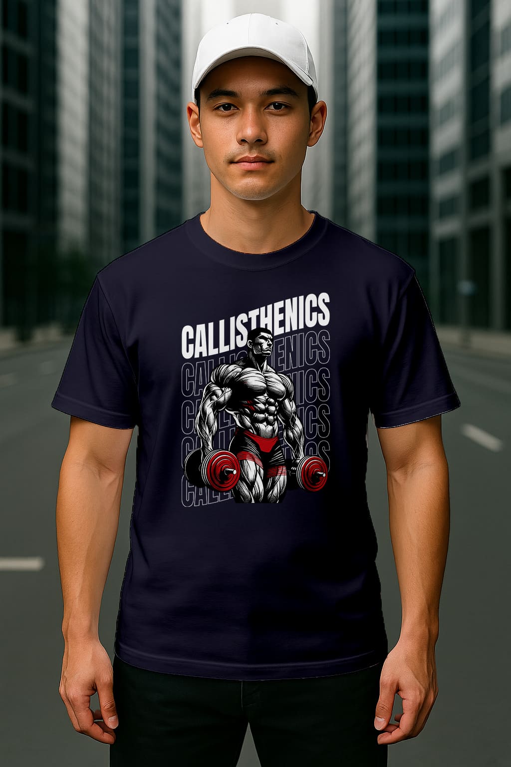 "CALLISTHENICS"OVERSIZE TSHIRT