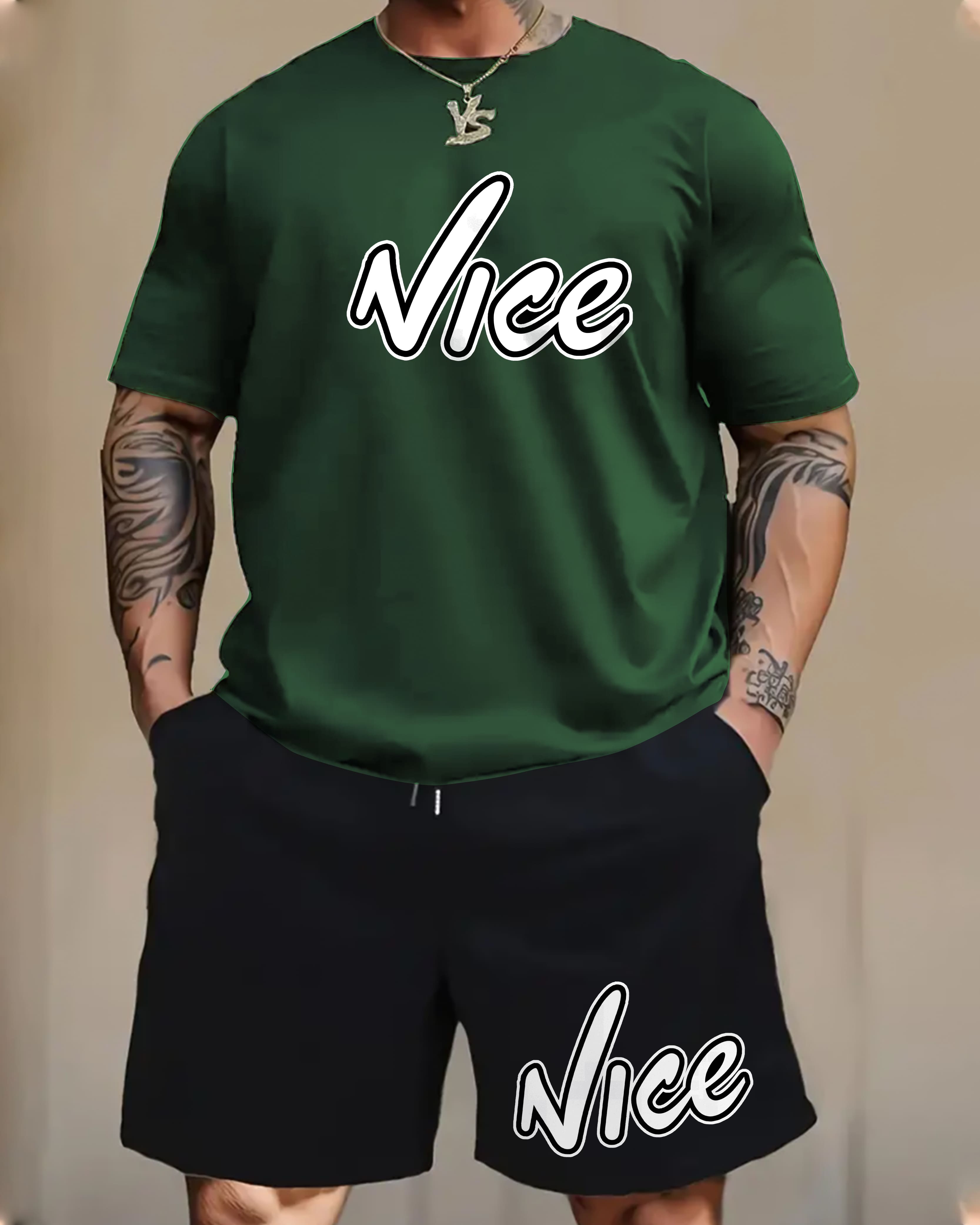 "Nice" printed cord set