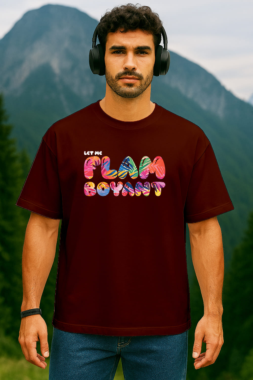 "FLAMBOYANT" OVERSIZE TSHIRT