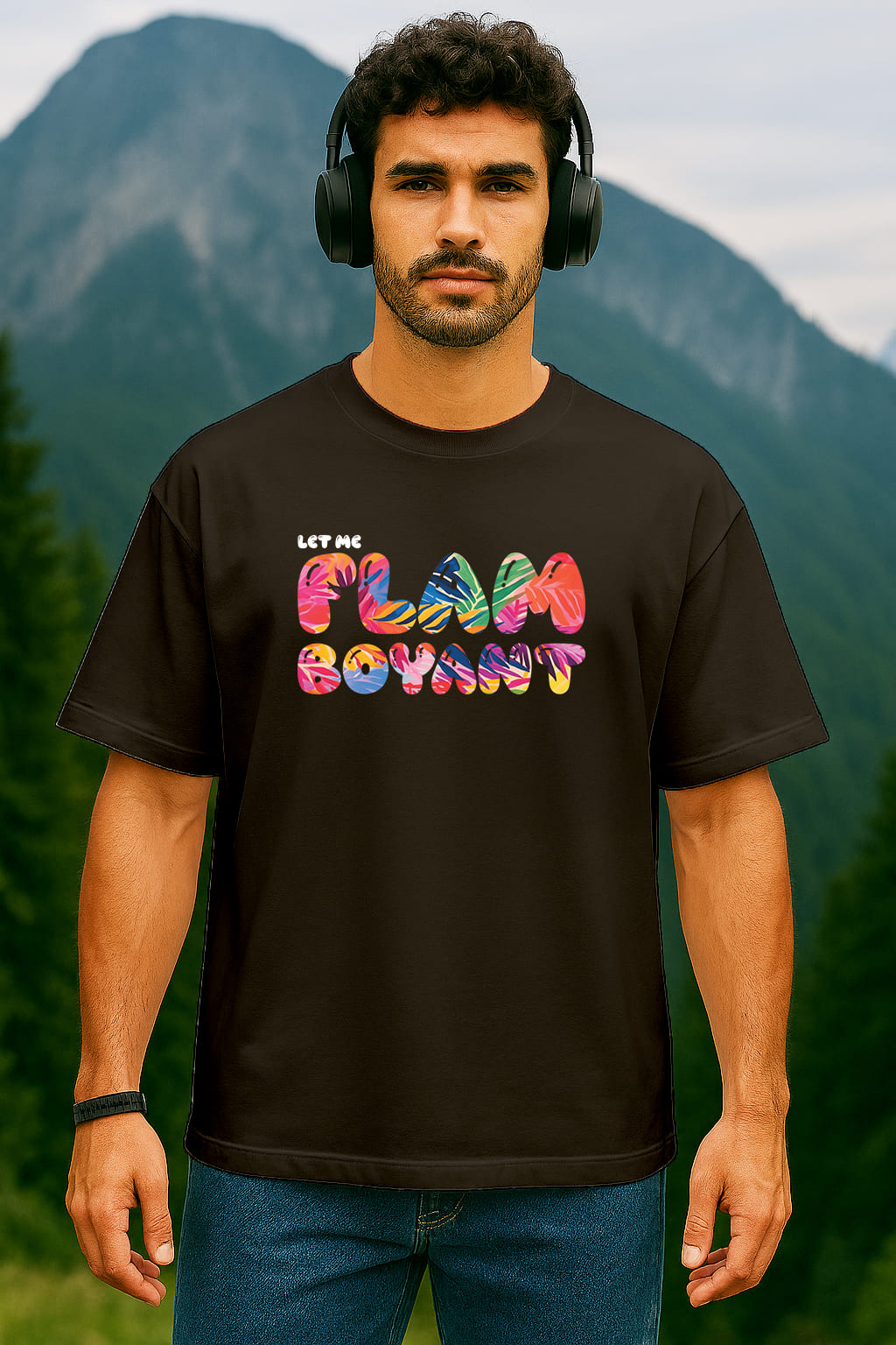 "FLAMBOYANT" OVERSIZE TSHIRT