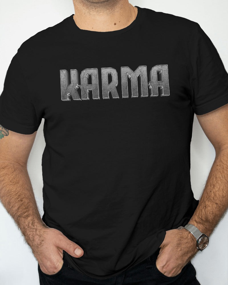 "KARMA" Printed T shirt for Men