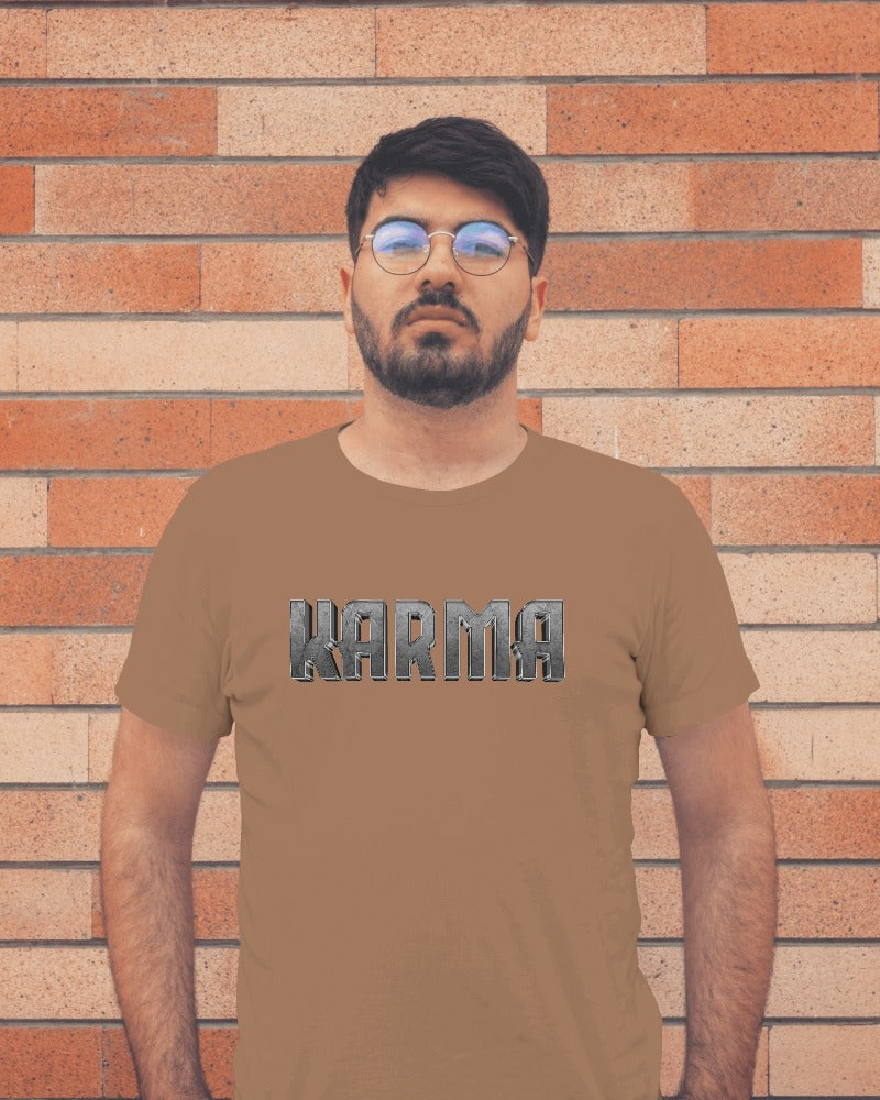 "KARMA" Printed T shirt for Men