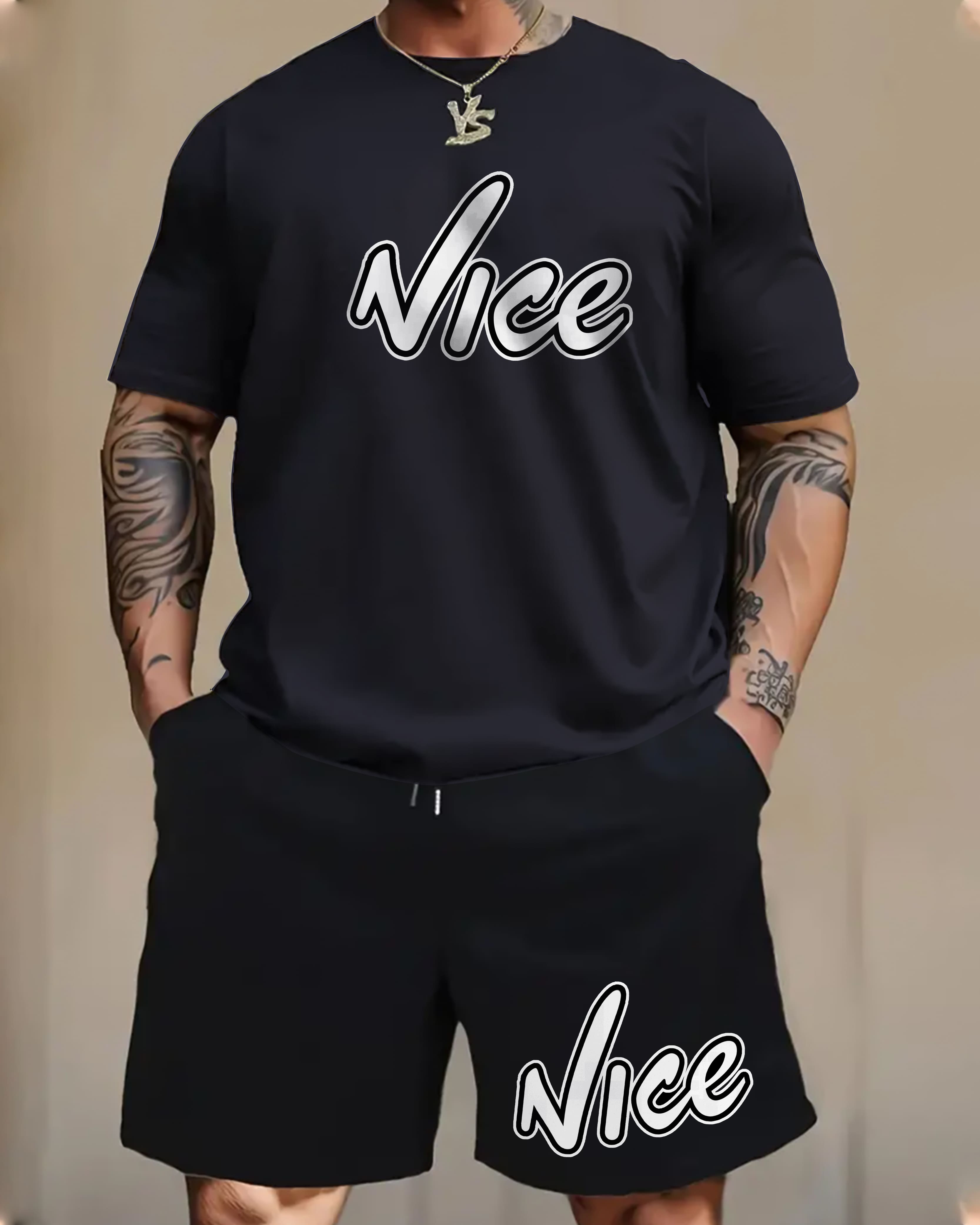 "Nice" printed cord set