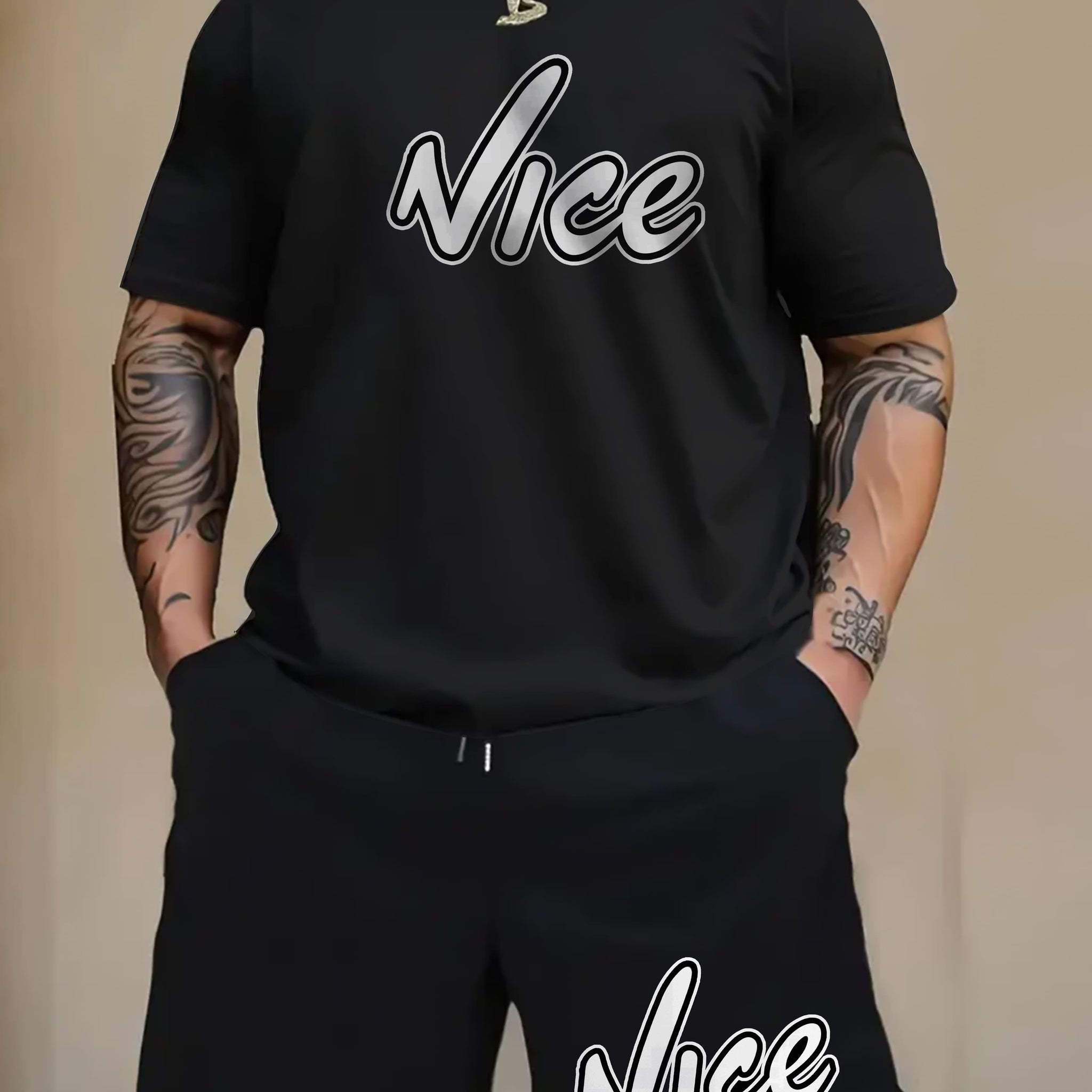 "Nice" printed cord set