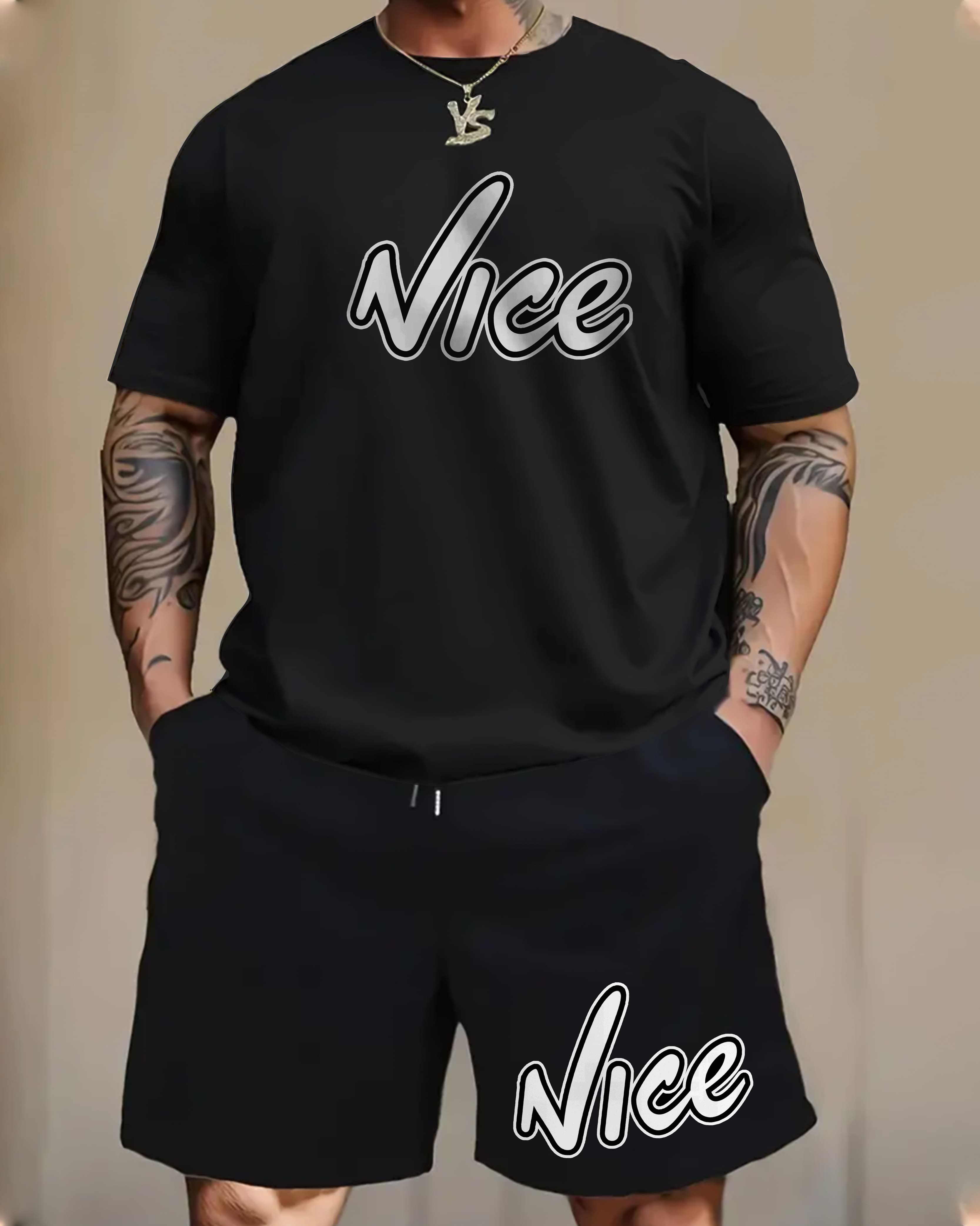 "Nice" printed cord set