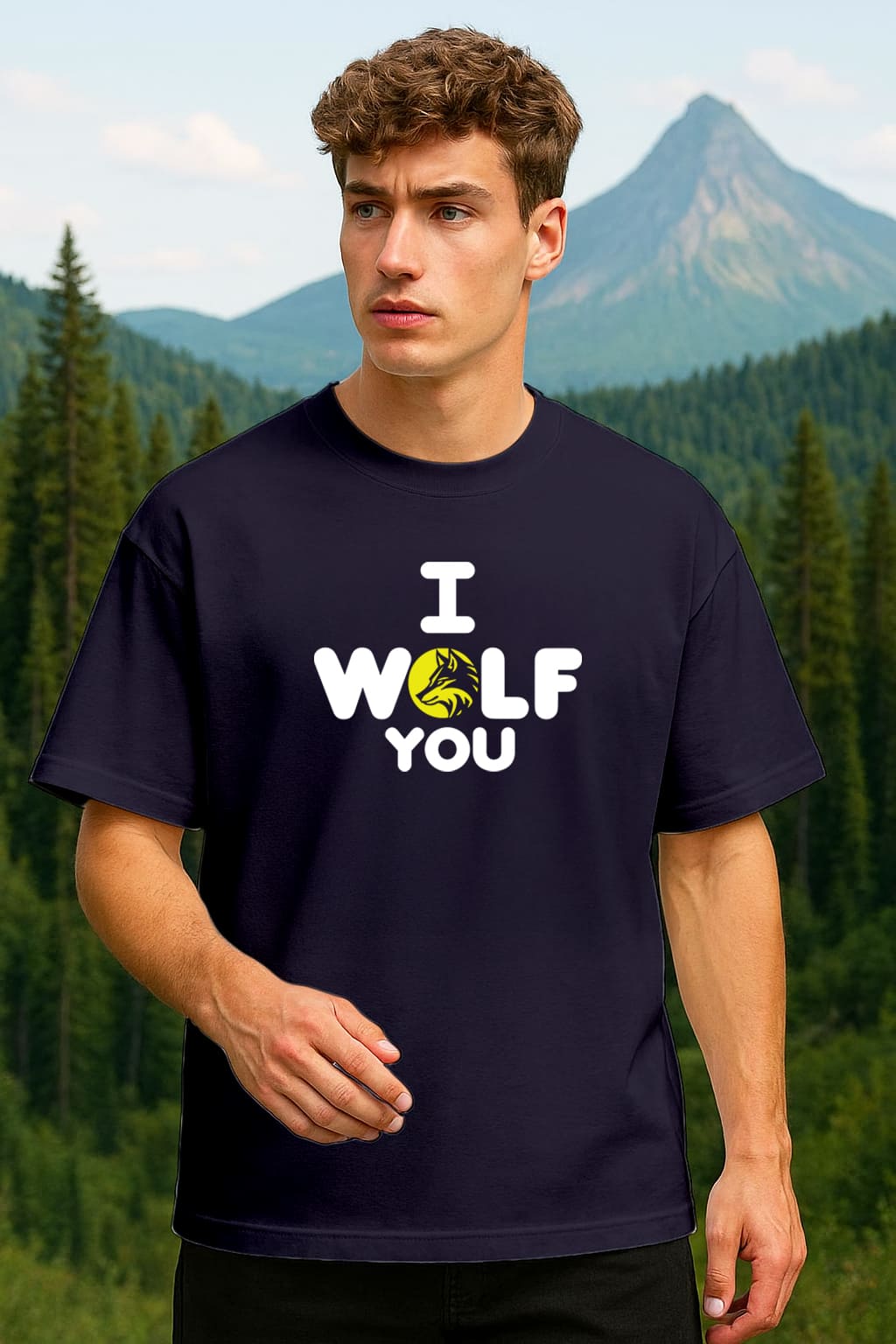 "WOLF YOU" OVERSIZE TSHIRT