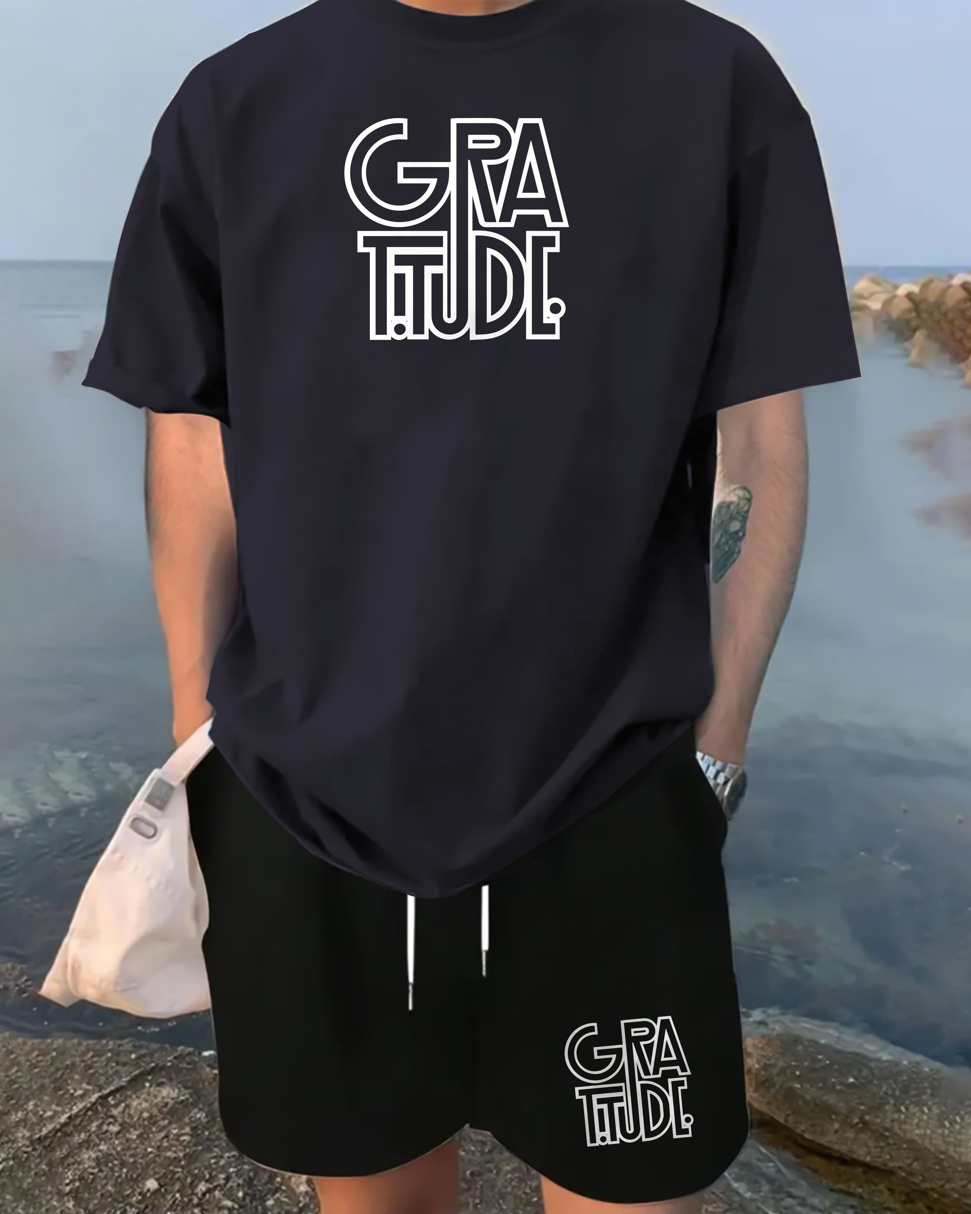 " GRATITUDE" PRINTED CORD SET