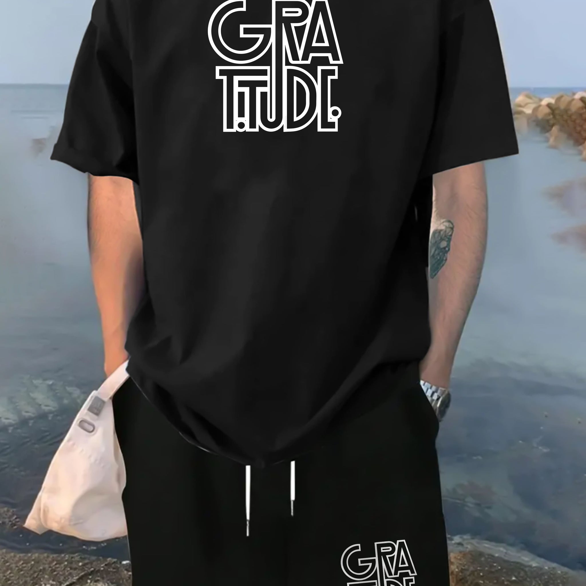 " GRATITUDE" PRINTED CORD SET