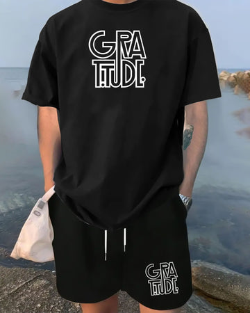 " GRATITUDE" PRINTED CORD SET