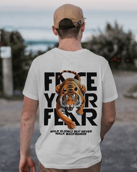 "FACE YOUR FEAR"TED OVERSIZED TSHIRT