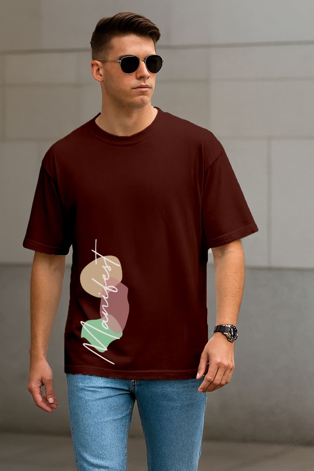 " MANIFEST" OVERSIZE TSHIRT