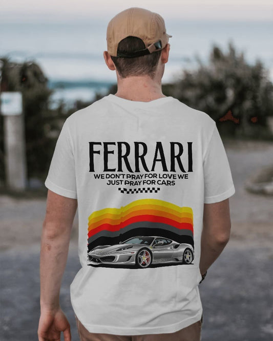 "FERRARI" PRINTED TSHIRT