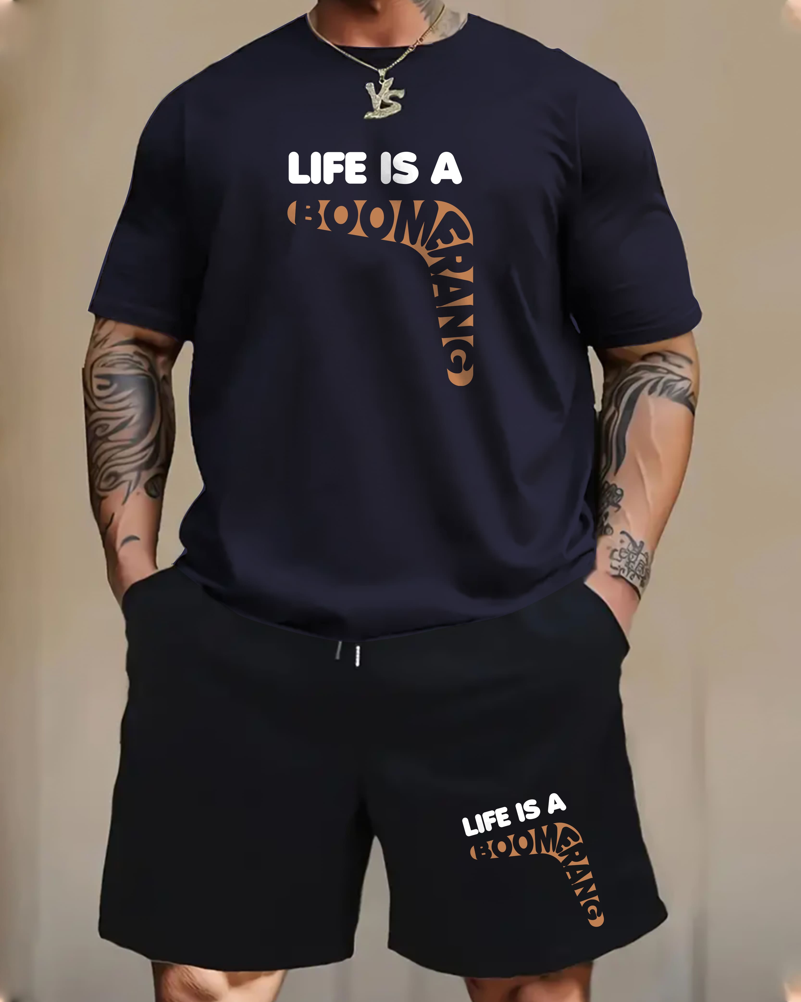 "BOOMERANG" PRINTED CORD SET